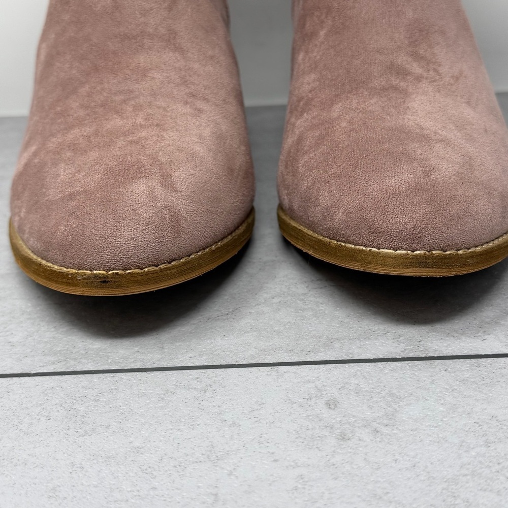 Corkys Vegan Suede Zip Ankle Boots Size 9 - Picture 5 of 15